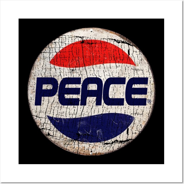 PEACE or PEPSI Wall Art by IJKARTISTANSTYLE